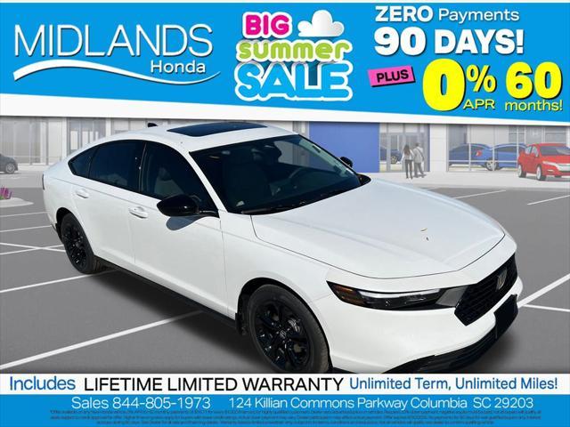 new 2025 Honda Accord car, priced at $30,821