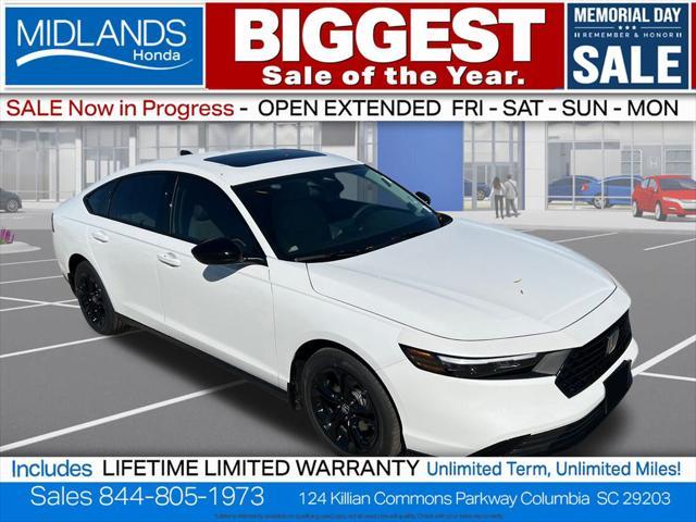 new 2025 Honda Accord car, priced at $30,821