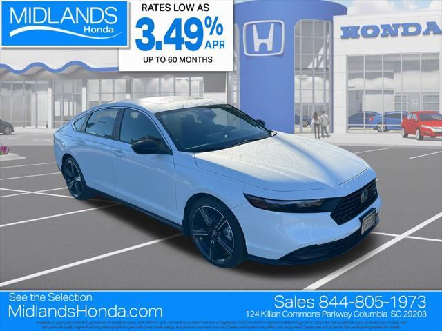 new 2025 Honda Accord Hybrid car, priced at $33,716