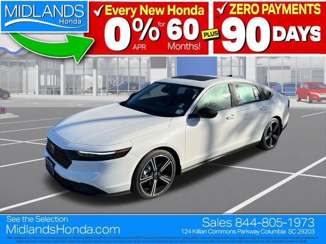 new 2025 Honda Accord Hybrid car, priced at $33,716