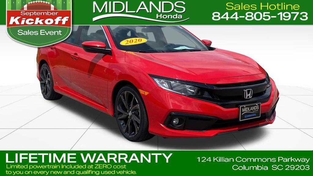 used 2020 Honda Civic car, priced at $17,494