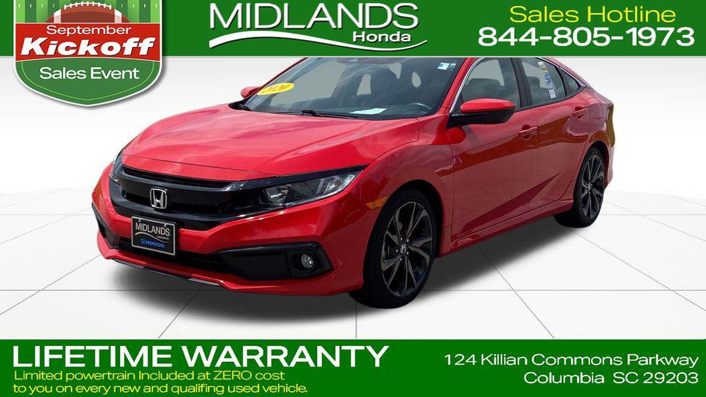used 2020 Honda Civic car, priced at $17,494