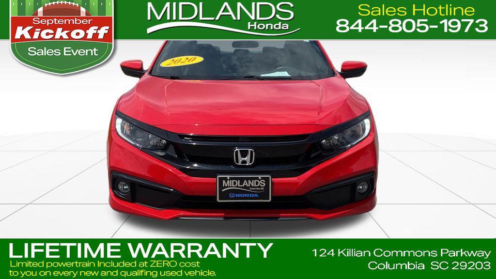 used 2020 Honda Civic car, priced at $17,494