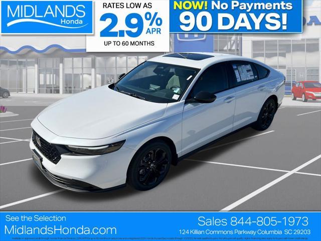 new 2025 Honda Accord car, priced at $30,766