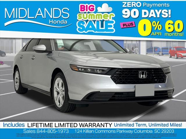 new 2025 Honda Accord car, priced at $28,373