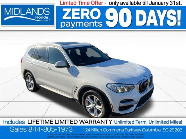 used 2020 BMW X3 car, priced at $17,942