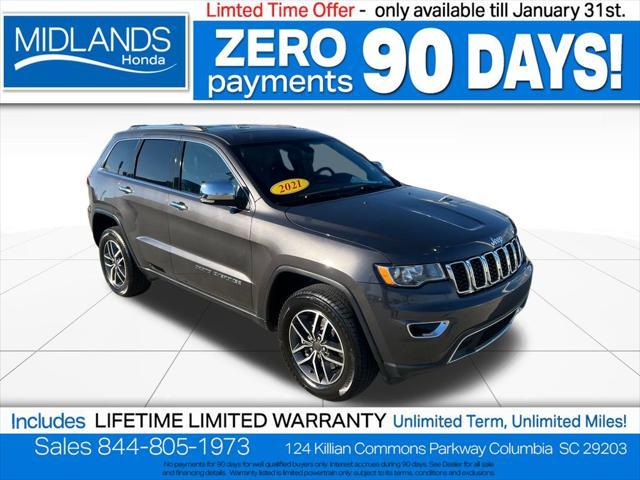 used 2021 Jeep Grand Cherokee car, priced at $25,484