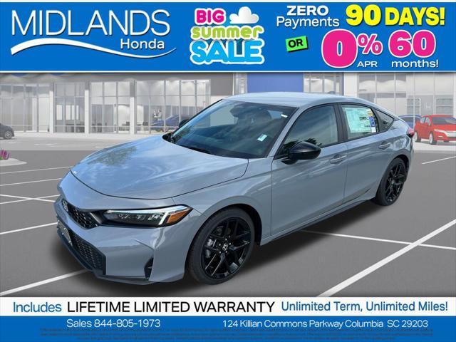 new 2025 Honda Civic car, priced at $27,859