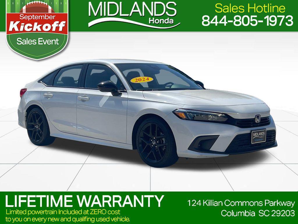 used 2024 Honda Civic car, priced at $25,375