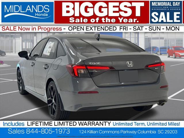 new 2025 Honda Civic car, priced at $26,716