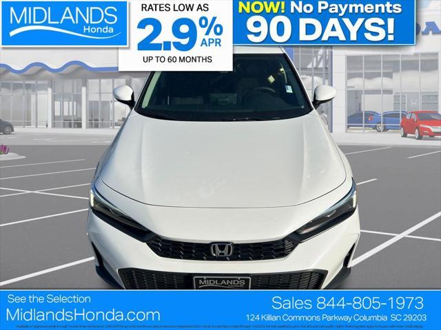 new 2025 Honda Civic car, priced at $24,876