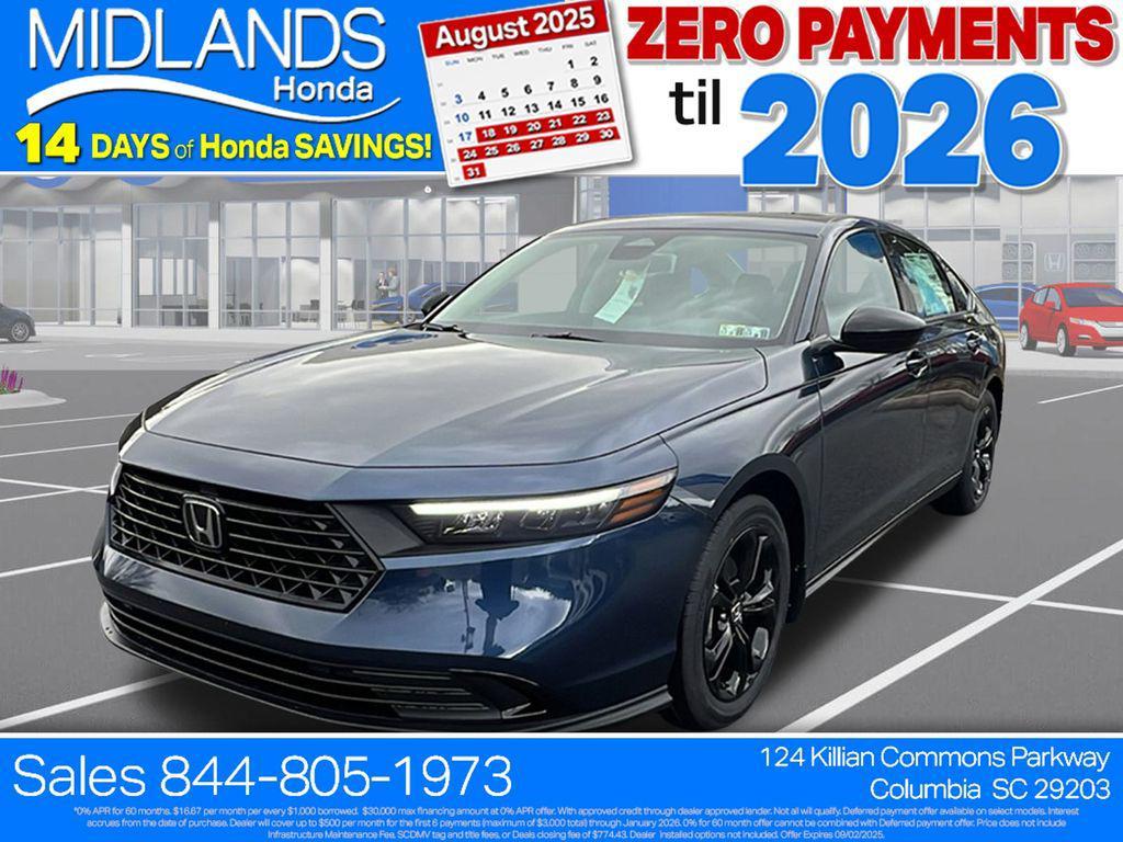 new 2025 Honda Accord car, priced at $30,390