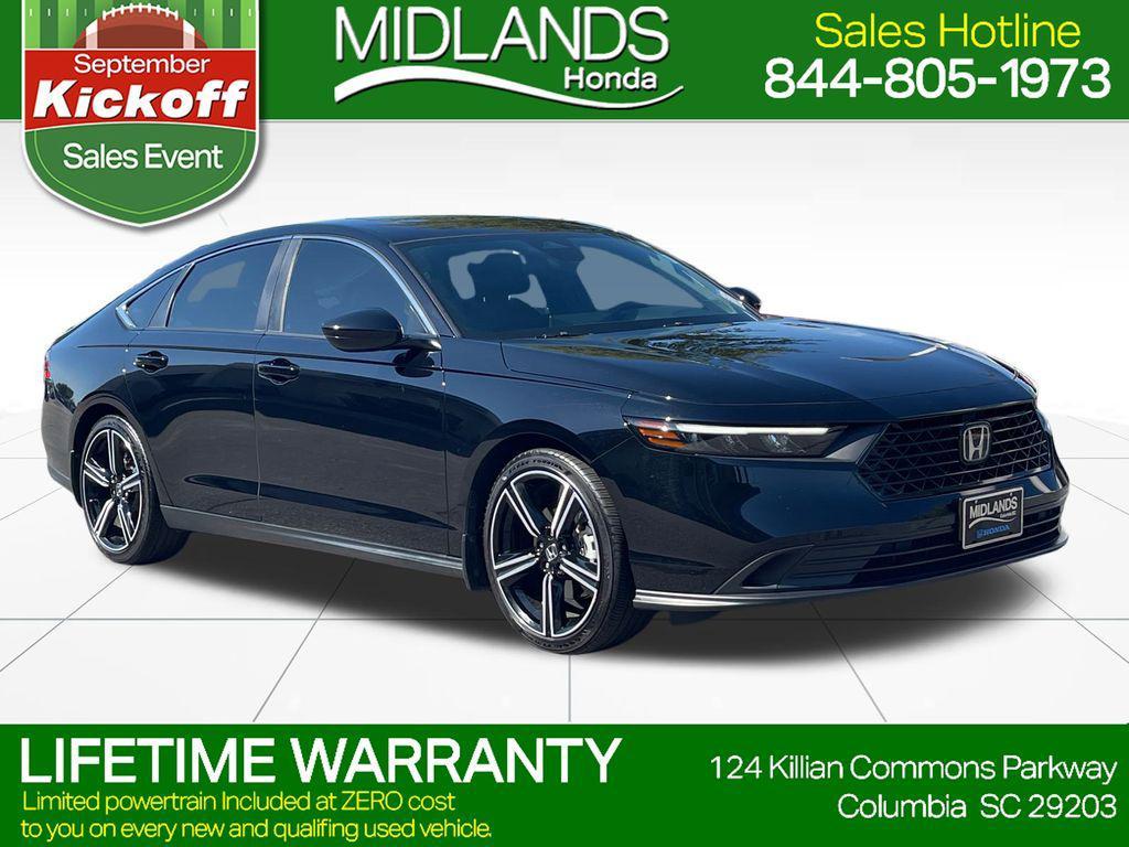 used 2024 Honda Accord Hybrid car, priced at $27,373