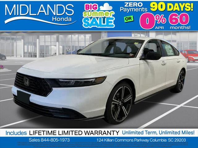 new 2025 Honda Accord Hybrid car, priced at $33,771