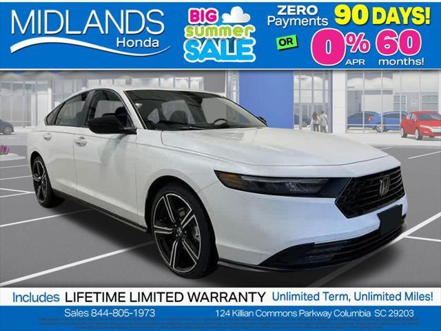 new 2025 Honda Accord Hybrid car, priced at $33,771