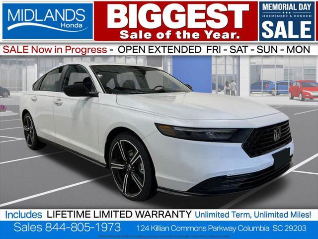 new 2025 Honda Accord Hybrid car, priced at $33,771
