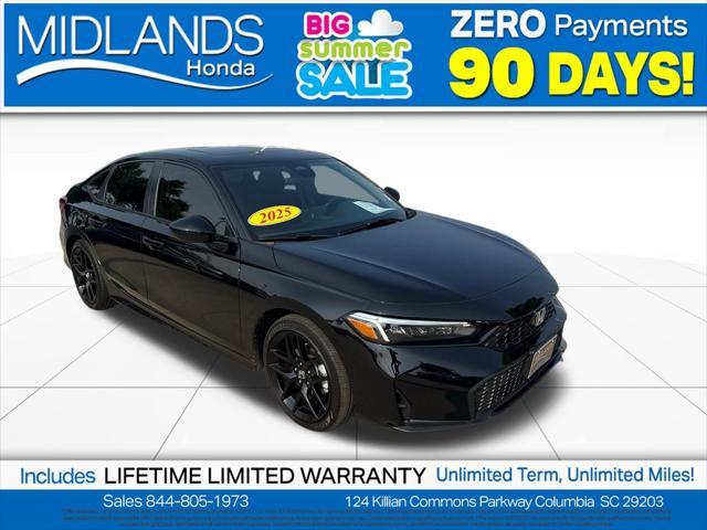 used 2025 Honda Civic Hybrid car, priced at $29,546