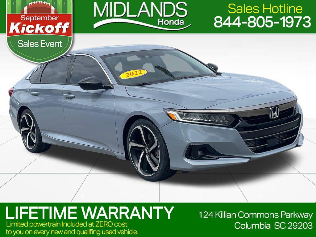 used 2022 Honda Accord car, priced at $24,978