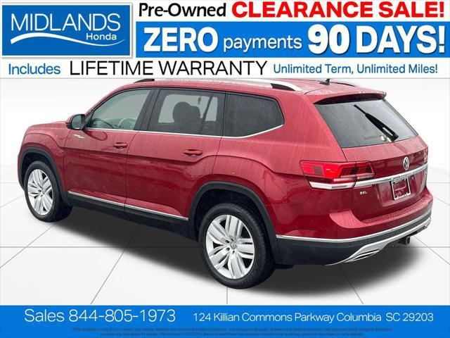 used 2019 Volkswagen Atlas car, priced at $19,645