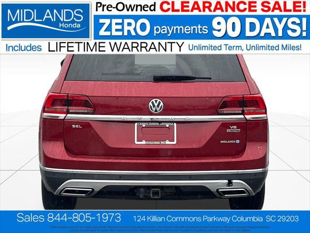 used 2019 Volkswagen Atlas car, priced at $19,645