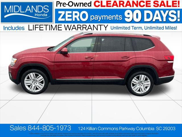 used 2019 Volkswagen Atlas car, priced at $19,645