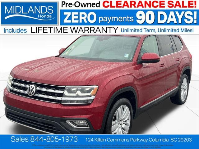 used 2019 Volkswagen Atlas car, priced at $19,645