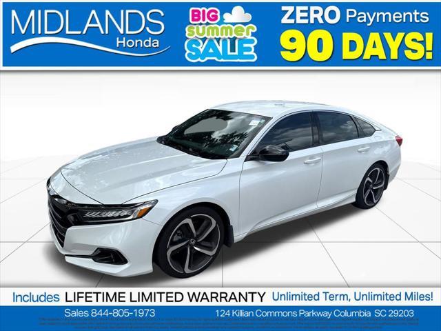 used 2021 Honda Accord car, priced at $24,520