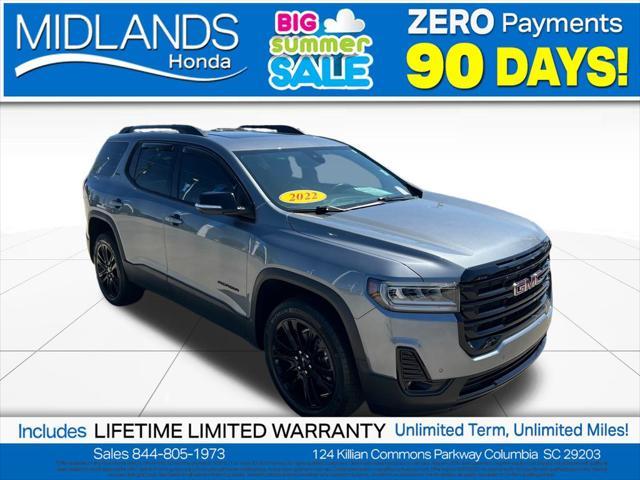 used 2022 GMC Acadia car, priced at $27,986