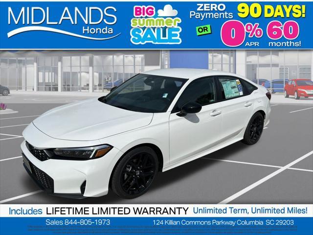 new 2025 Honda Civic car, priced at $26,716