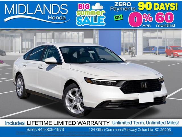 new 2025 Honda Accord car, priced at $28,804