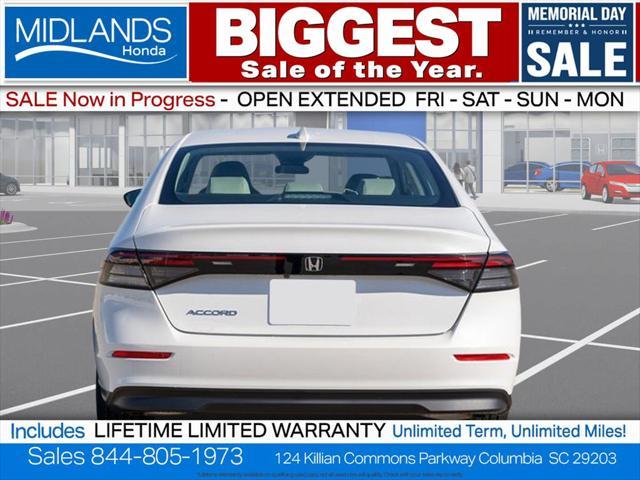 new 2025 Honda Accord car, priced at $28,804