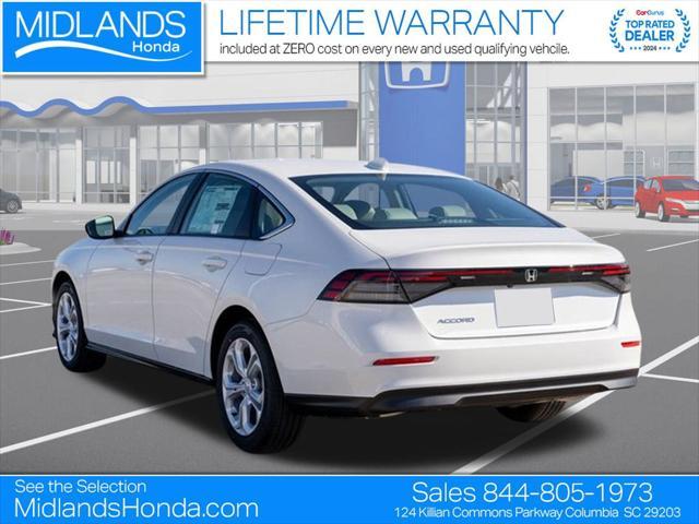 new 2025 Honda Accord car, priced at $28,804