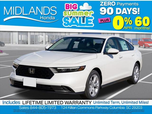 new 2025 Honda Accord car, priced at $28,804