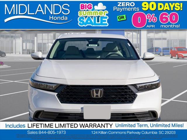 new 2025 Honda Accord car, priced at $28,804
