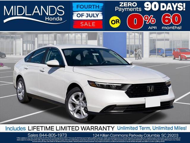 new 2025 Honda Accord car, priced at $28,804