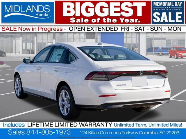 new 2025 Honda Accord car, priced at $28,804