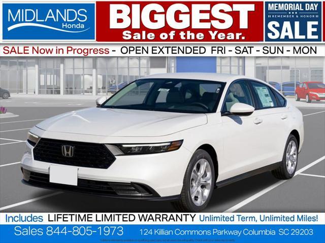 new 2025 Honda Accord car, priced at $28,804