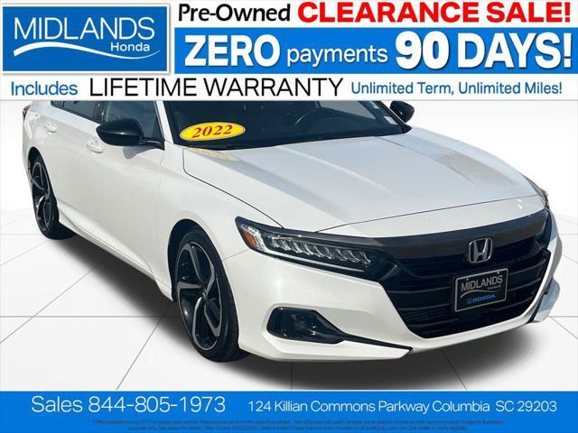 used 2022 Honda Accord car, priced at $22,953