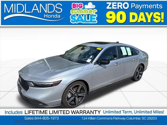 used 2024 Honda Accord Hybrid car, priced at $29,679