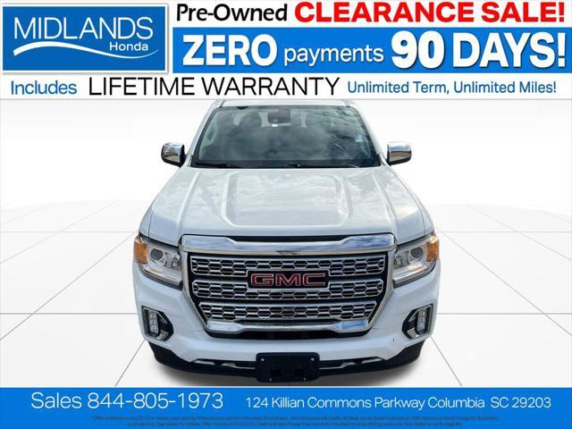 used 2021 GMC Canyon car, priced at $29,880