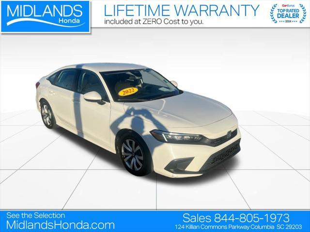 used 2022 Honda Civic car, priced at $20,938