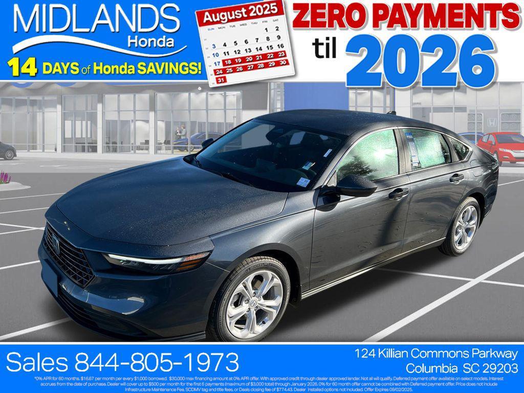 new 2025 Honda Accord car, priced at $28,373