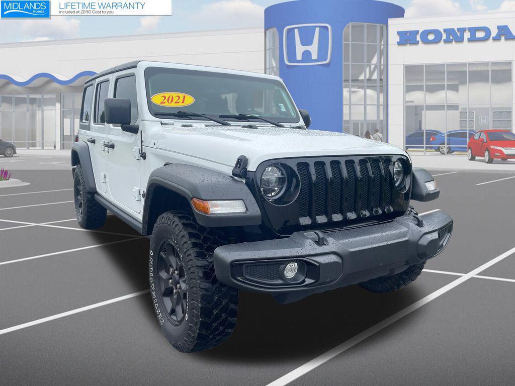 used 2021 Jeep Wrangler car, priced at $28,948