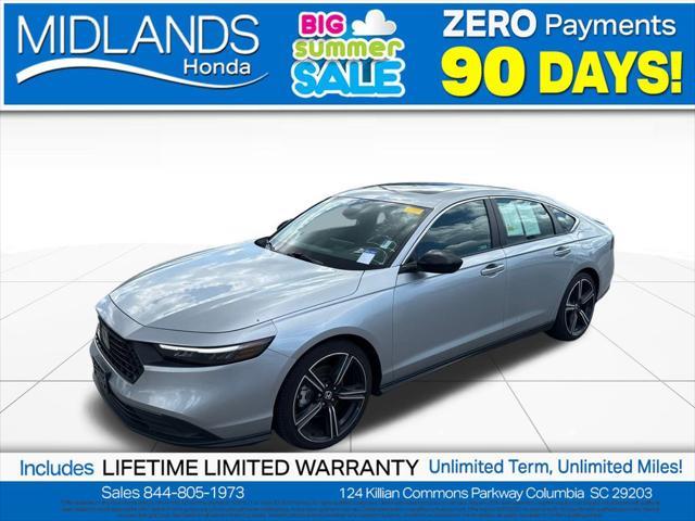 used 2024 Honda Accord Hybrid car, priced at $29,972
