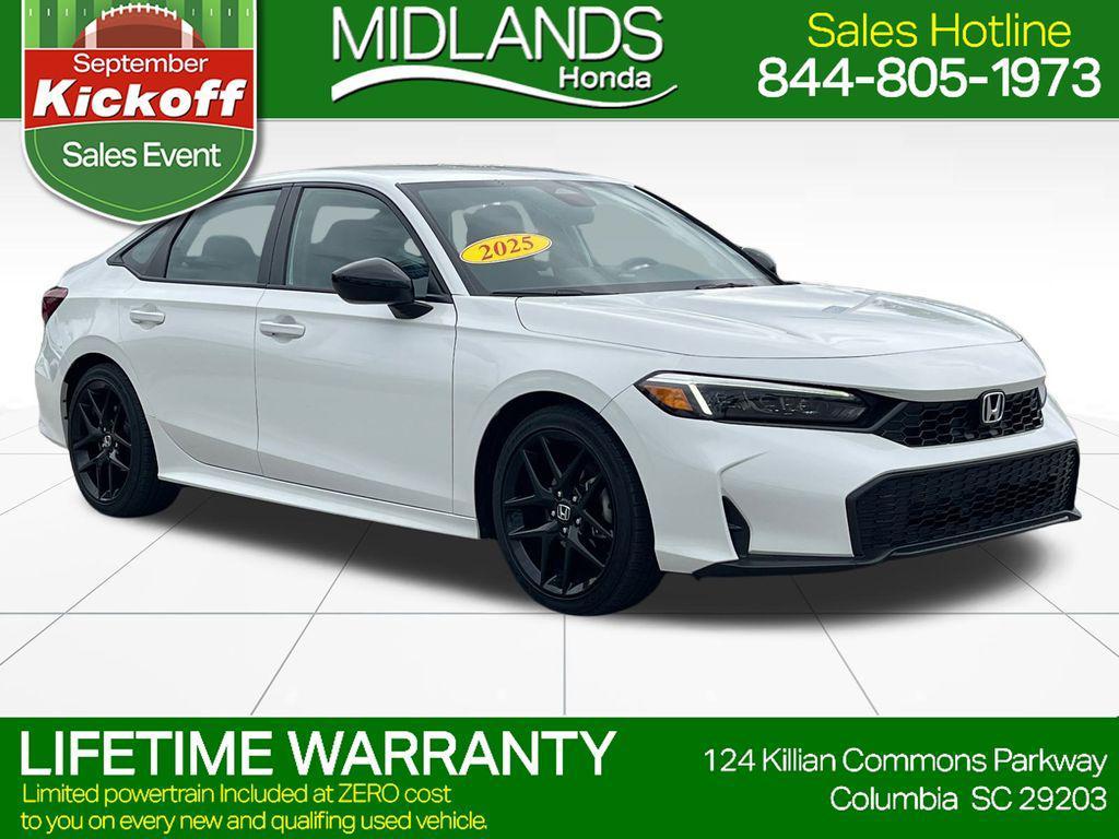 used 2025 Honda Civic car, priced at $26,332