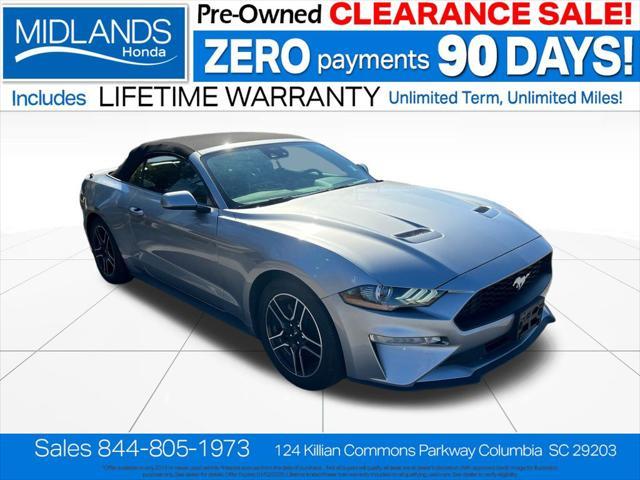 used 2021 Ford Mustang car, priced at $20,197