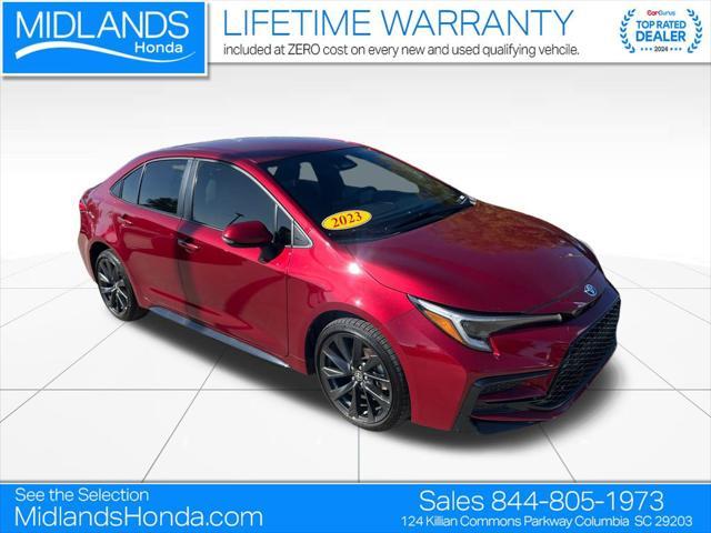 used 2023 Toyota Corolla Hybrid car, priced at $20,378