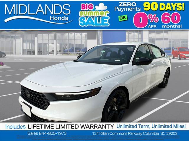 new 2025 Honda Accord Hybrid car, priced at $35,233