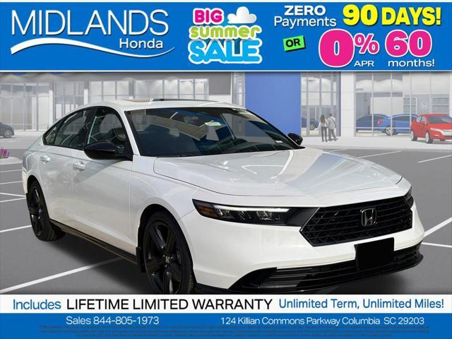 new 2025 Honda Accord Hybrid car, priced at $35,233
