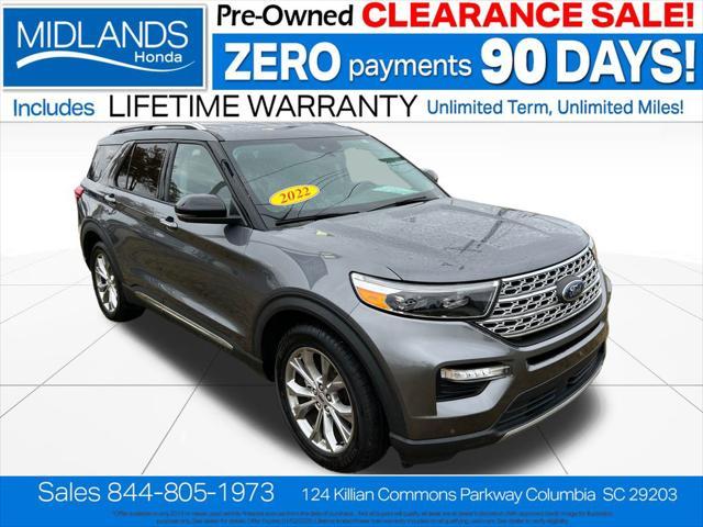 used 2022 Ford Explorer car, priced at $28,986